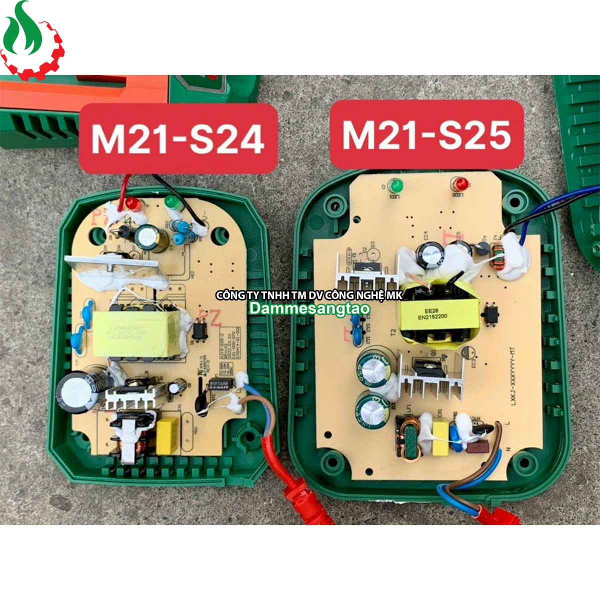 Sạc pin Dekton 21V M21-S25 (2.5A) chân pin Makita