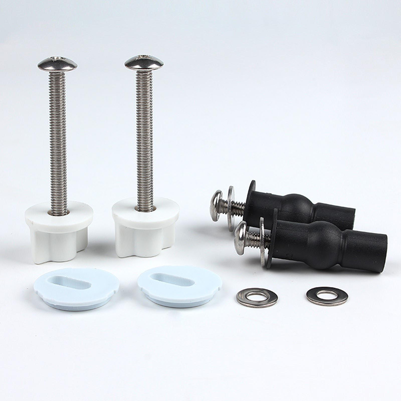2x Toilet Seat Screws Bolts Fastener Replacement Toilet Hardware Replacement