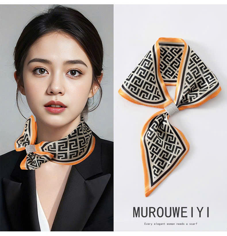 KHĂN LỤA DÀI KHĂN QUÀNG CỔ KHĂN CHOÀNG LỤA BĂNG ĐÔ TRANG TRÍ NƠ CAO CẤP ĐA NĂNG SANG TRỌNG THANH LỊCH MÃ 37