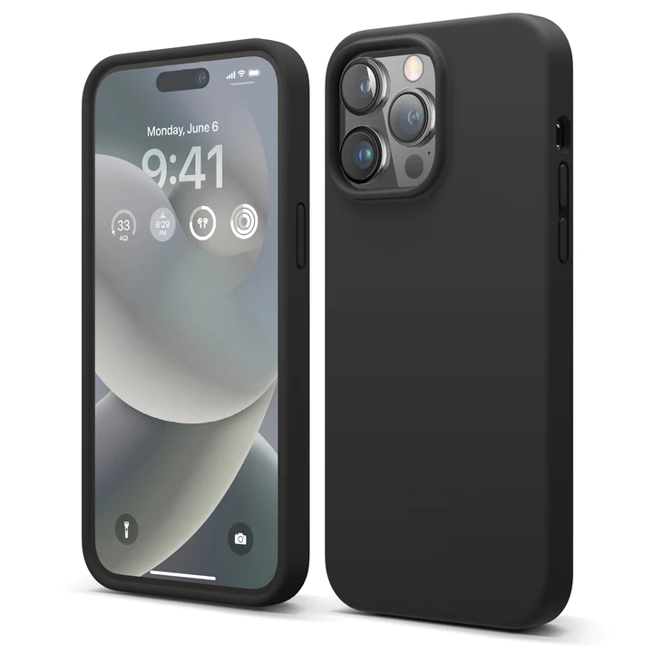 Ốp lưng silicon case cho iPhone 14 Pro Max (6.7 inch) siêu mỏng 0.3mm chống bám bẩn hiệu Memumi Liquid mặt lưng siêu mềm mịn, có gờ bảo vệ camera - hàng nhập khẩu