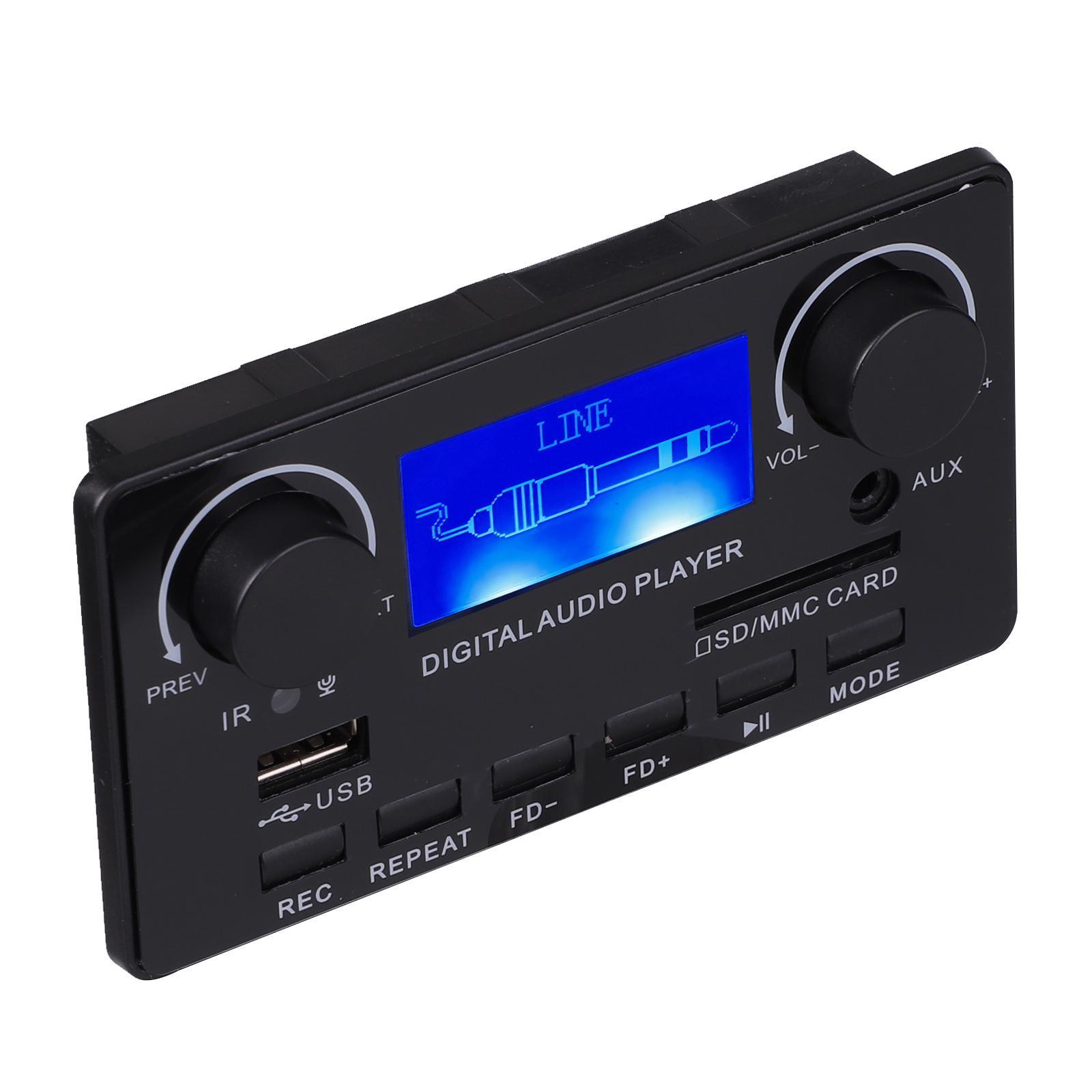 MP3 Player decrypt Auto Wireless Audio Module Support USB AUX Stereo
