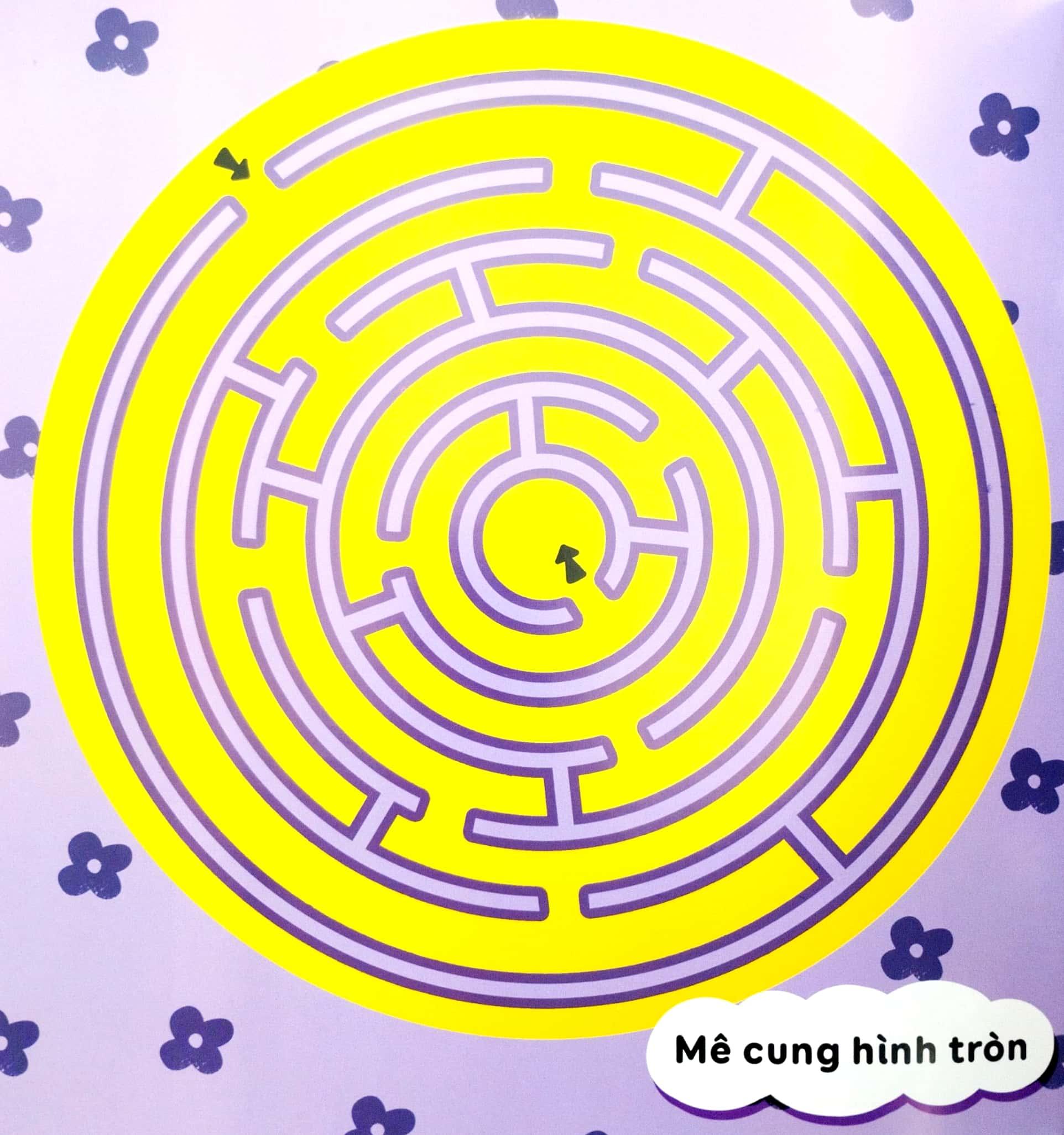 Mê Cung Thông Minh - Rèn Khả Năng Tập Trung Cho Trẻ - Hình Khối (Từ 4-10 Tuổi)