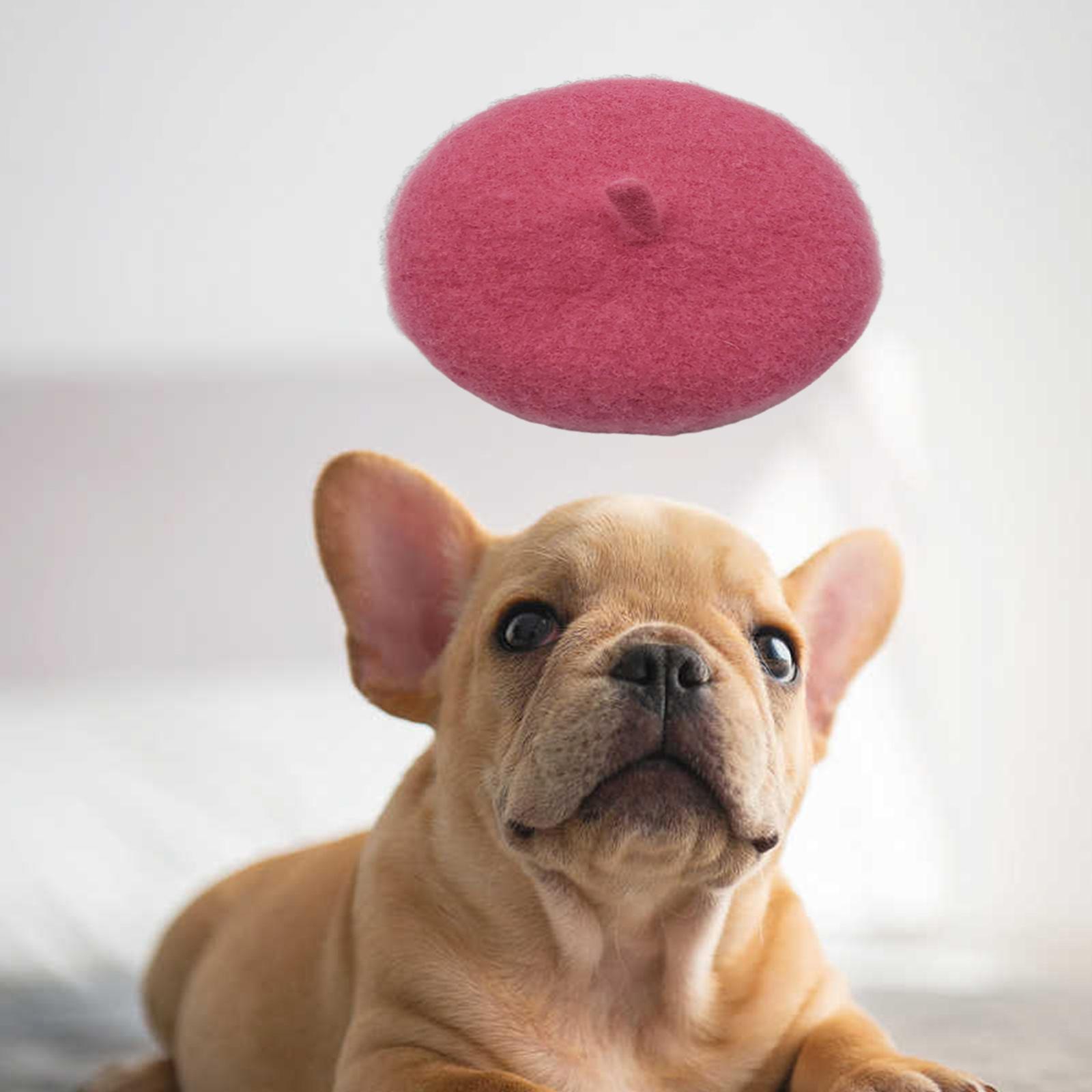3 Pieces Dog Cat Wool Yard Hat Durable Adjustable Elastic Rope