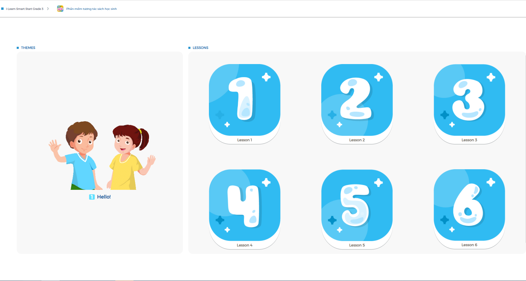 I-Learn Smart Start Grade 3 - Ứng dụng phần mềm tương tác sách học sinh
