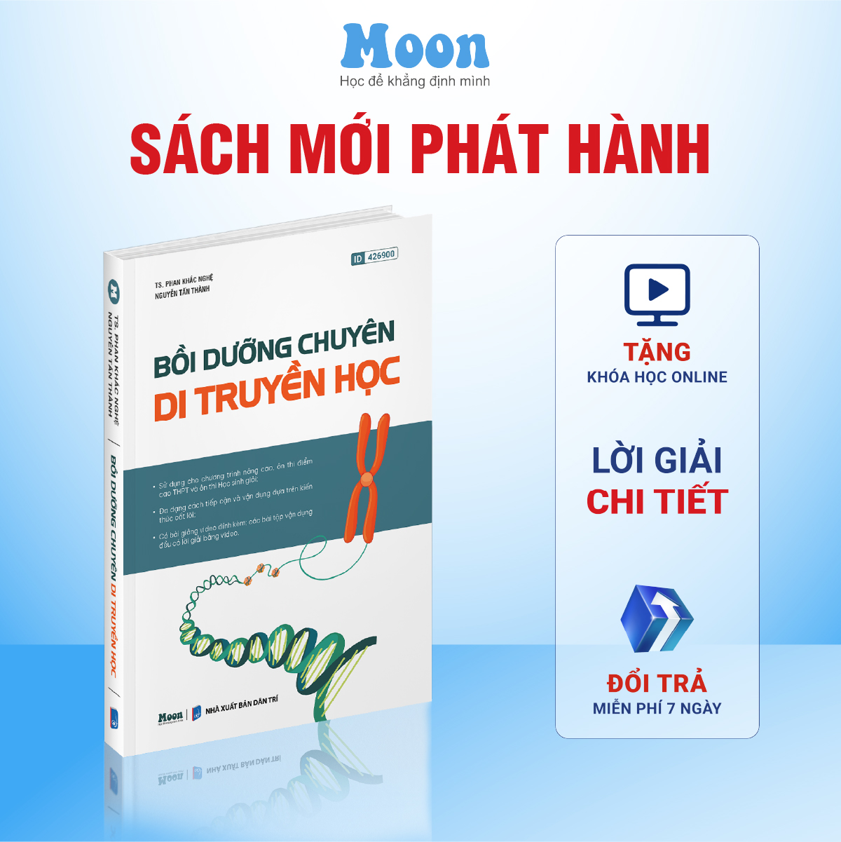 Sách bồi dưỡng chuyên Di truyền học ôn thi học sinh giỏi môn sinh, luyện thi THPT thầy Phan Khắc Nghệ
