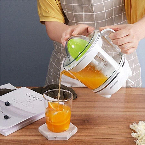 Máy Vắt Cam Lock&amp;Lock 700ml màu trắng xanh EJJ231 - Hàng Chính Hãng, Xoay Ép 2 Chiều Cho Nhiều Nước Cam, Bảo Hành 24 Tháng - JoyMall