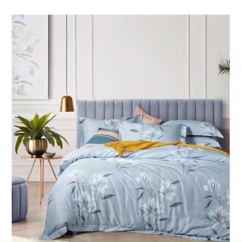 Chăn ga tencel 60s 100 mẫu 5 món nệm 5-27cm ÔM DÂY KHOÁ có 2mx2m