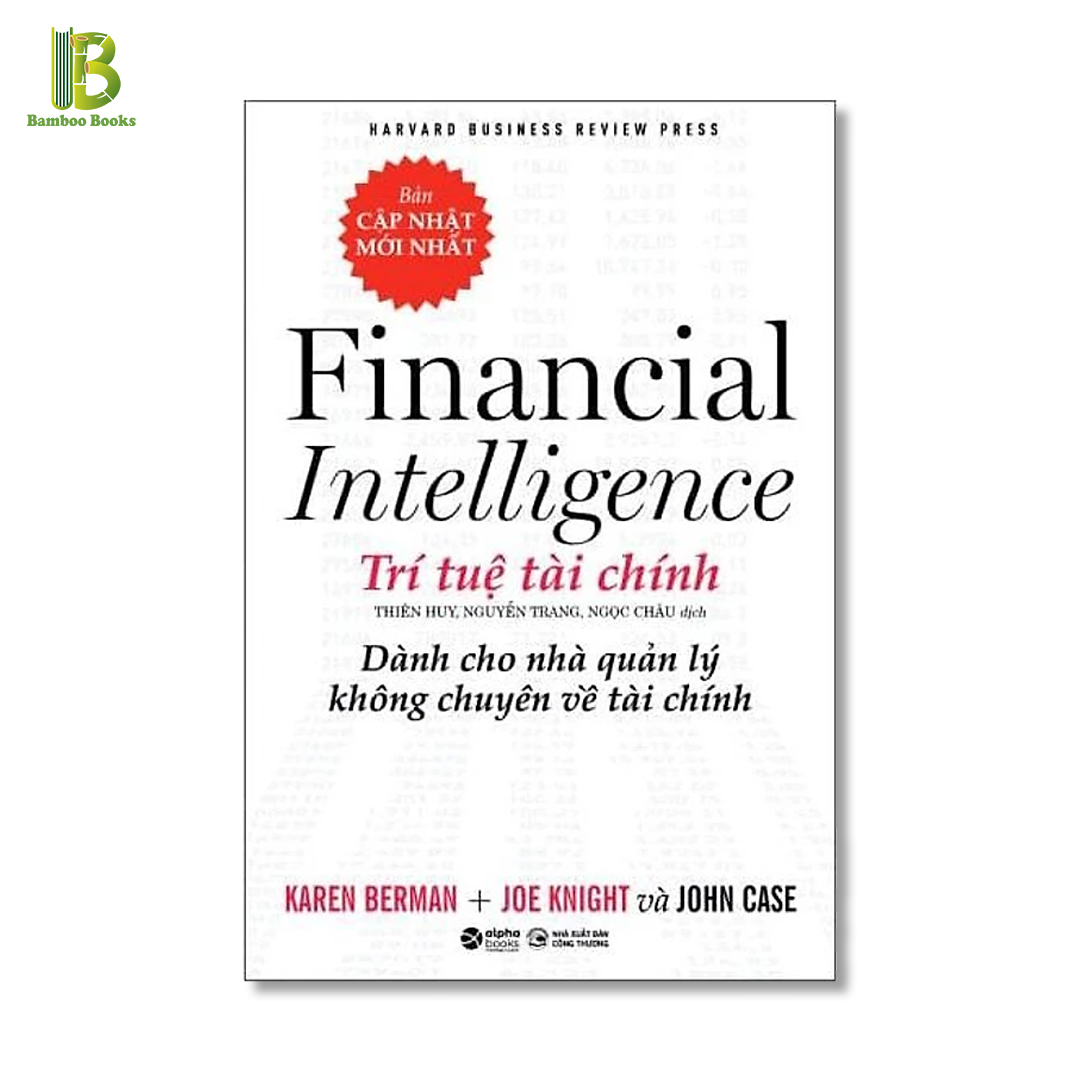 Sách - HBR Financial Intelligence – Trí Tuệ Tài Chính Dành Cho Nhà Quản Lý Không Chuyên Về Tài Chính (Tặng Kèm Bookmark Bamboo Books)