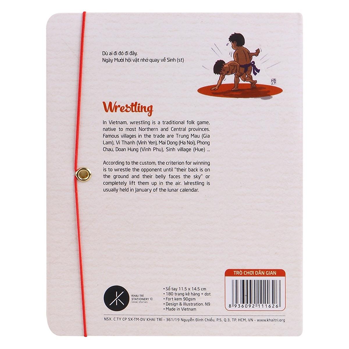 Sổ Tay Khai Trí - VietNam Festival - Đấu Vật (180 Trang)