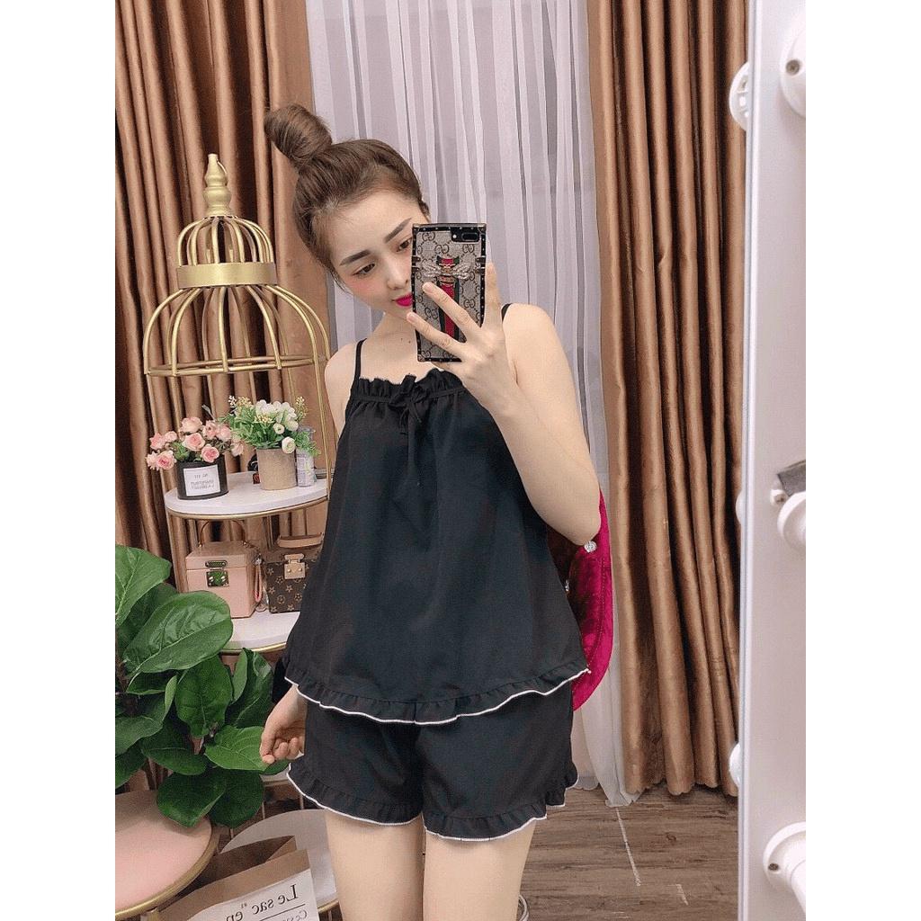 Set bộ tiểu thư mặc nhà Satin ngắn cực đẹp
