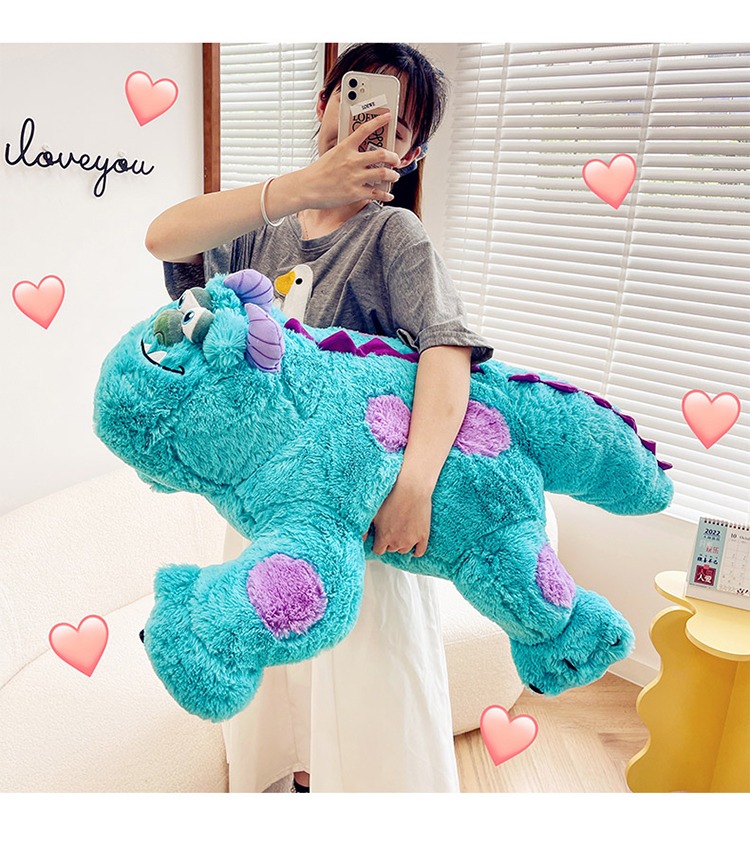 Gấu bông mềm Sulley/Sullivan Disney - Size từ 65cm đến 135cm - Quà tặng thú nhồi bông Sulley siêu dễ thương - Gối ôm gấu bông mềm mịn cho bé