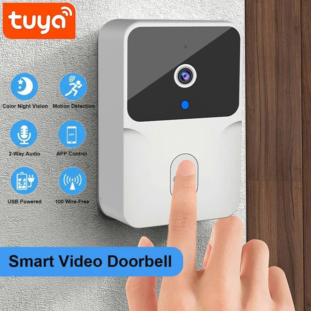 Chuông Cửa Camera WiFi Thông Minh Báo Video, Hình Ảnh Qua App - Bản Cao Cấp Mẫu Mới