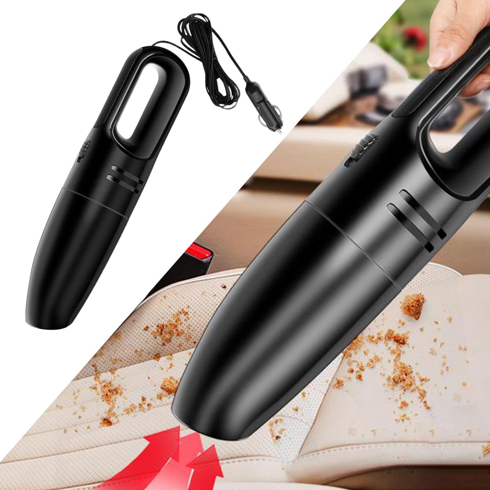 Portable Car Vacuum Cleaner, High Power Corded/Cordless Handheld Vacuum,12V 120W 6000PA for Car Interior Detailing Cleaning