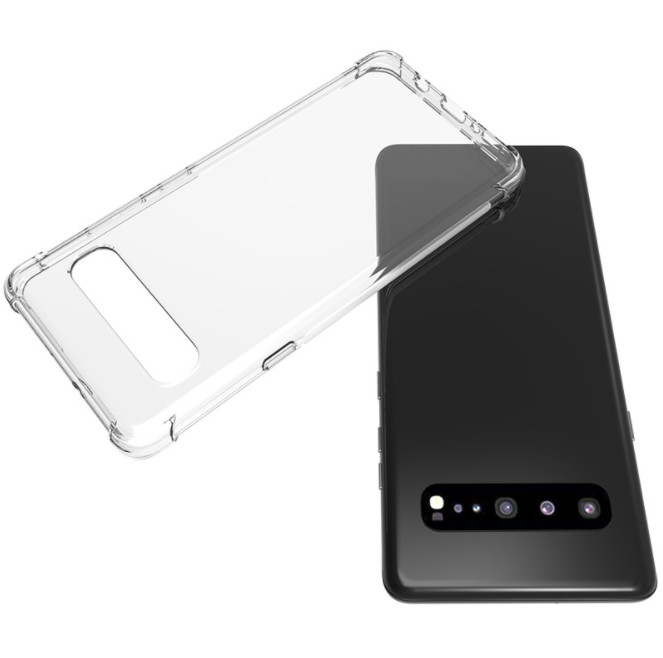 Ốp lưng dành cho Samsung Galaxy S10 5G bảo vệ camera, dẻo trong suốt, chống va đập - Hàng nhập khẩu