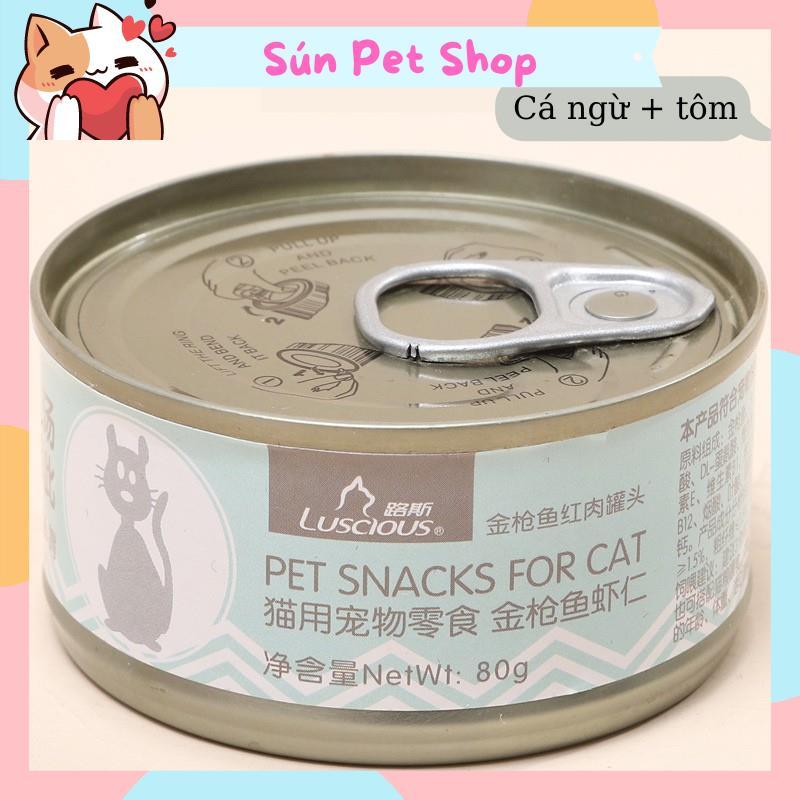 Pate cá ngừ Luscious cho mèo 80gr