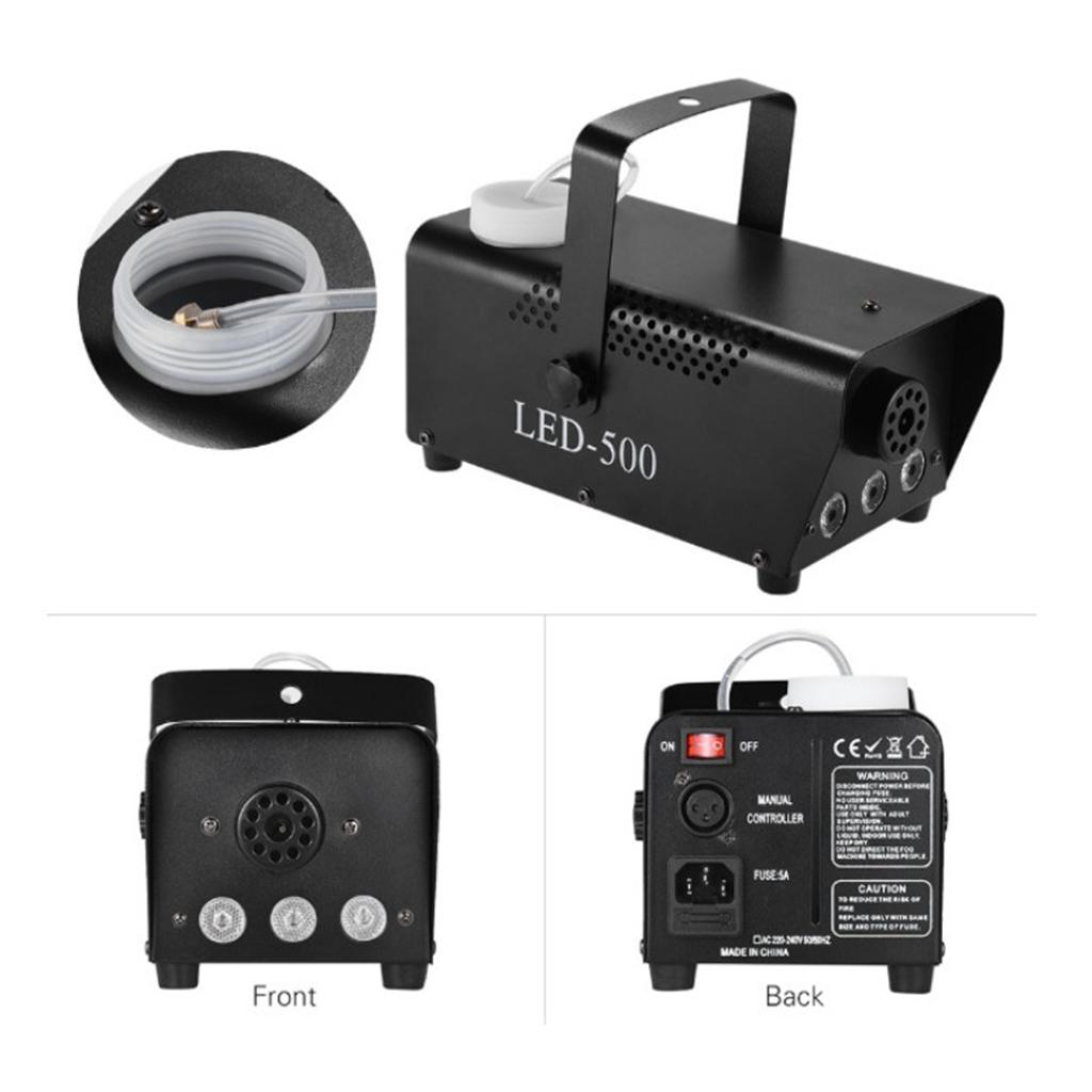 500w Fog Machine Smoke Machine Portable W/Remote Control Thick Fog Effect