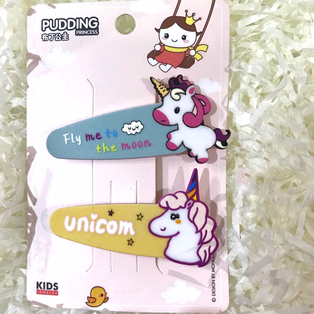 Cặp tóc Unicorn set 2
