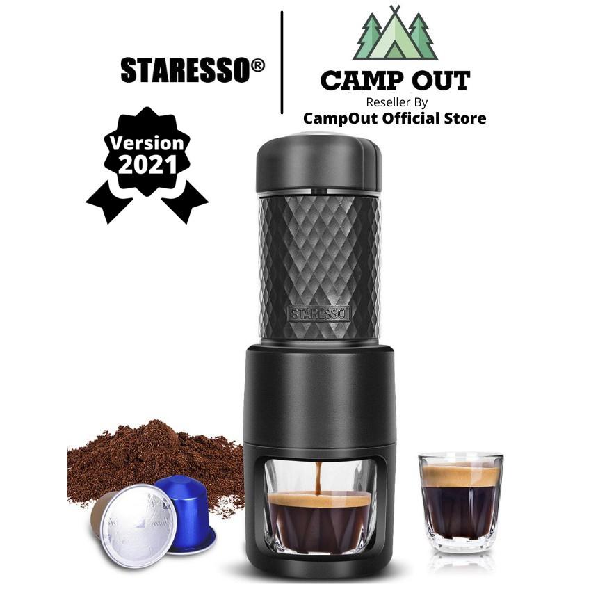 Máy pha cà phê Staresso du lịch đồ cắm trại máy pha cafe cầm tay Basic campout A063