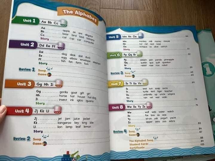 Oxford Phonics Word bộ nhập màu 5 level kèm file audio