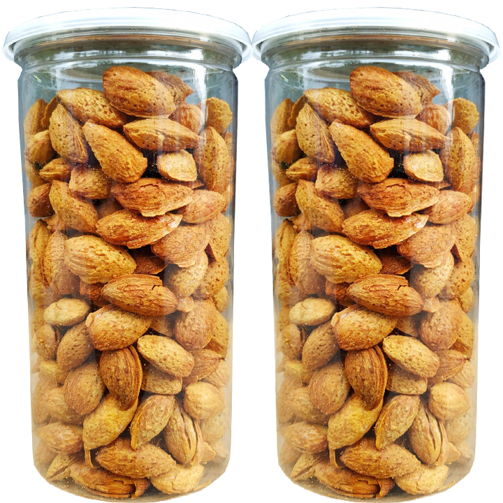 Hạnh Nhân Rang Bơ Hàng Nhập Khẩu Cao Cấp Thương Hiệu SK FOOD - Hũ 450G