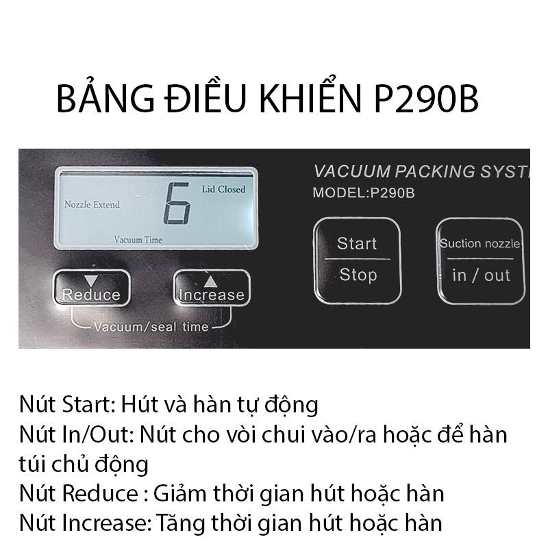 hút chân không,p280,p290,máy hút chân không gia đình,không kén túi,Bảo hành 12 tháng