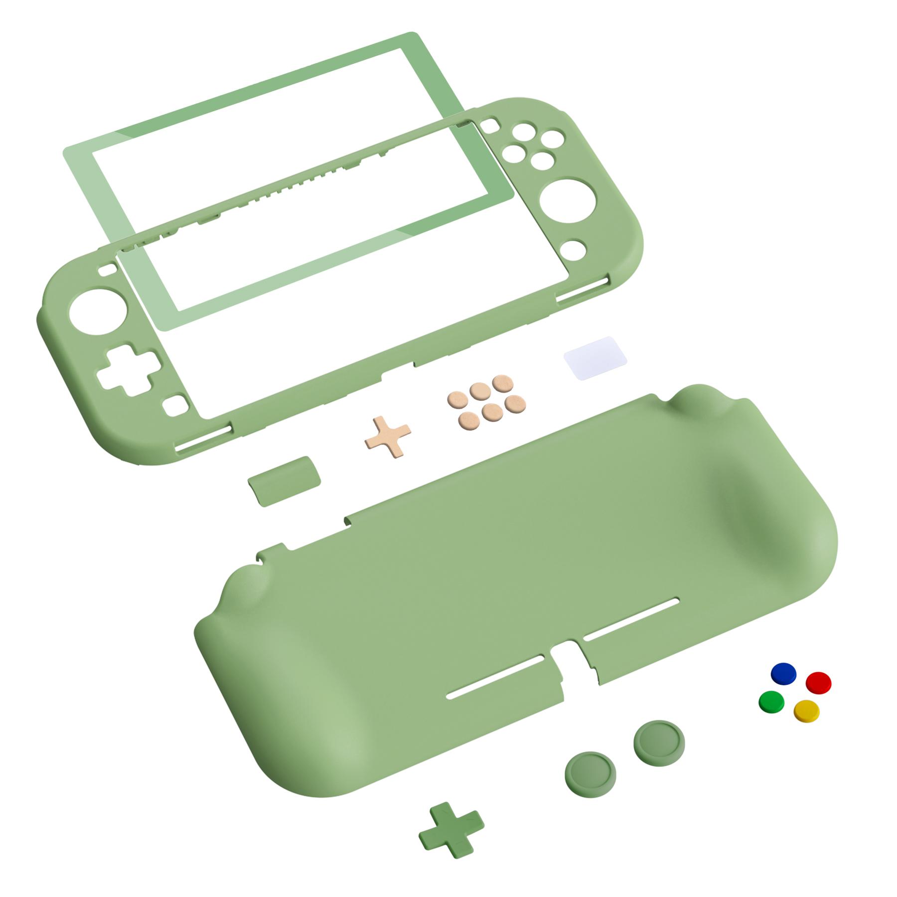 PlayVital ZealProtect Vỏ bảo vệ công thái học cho Nintendo Switch Lite w/Trình bảo vệ màn hình