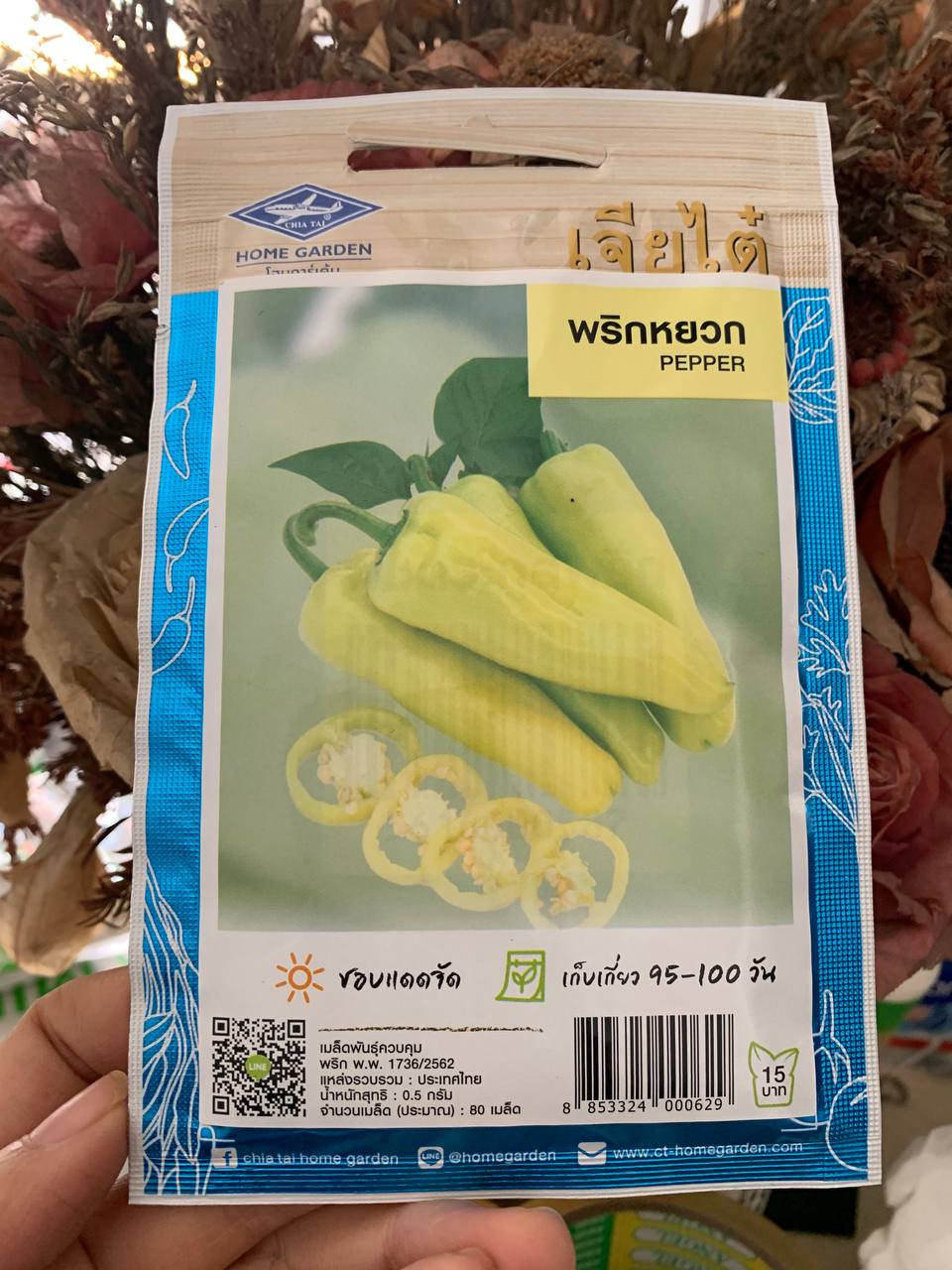 Hạt Giống Ớt Chuông Thái Lan - Gói 0,5gr khoảng 80 hạt