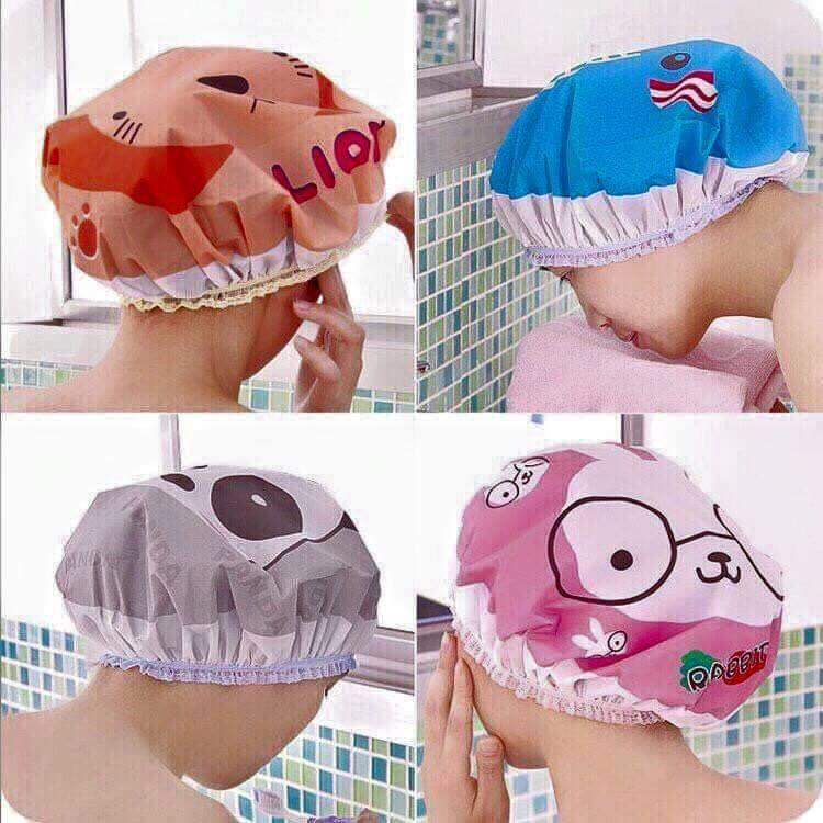 mũ chụp tóc khi tắm và rửa mặt