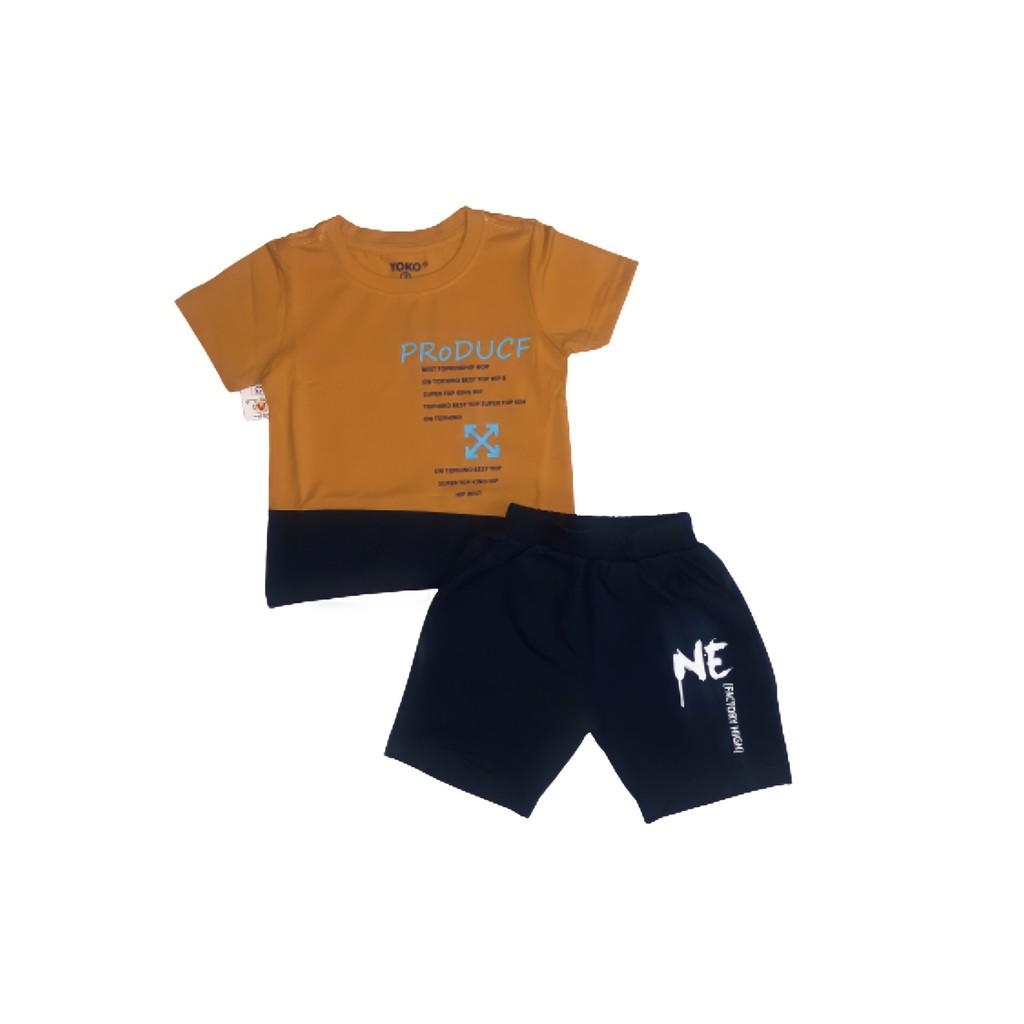 Bộ thun cotton cho bé trai từ 1 đến 5 tuổi