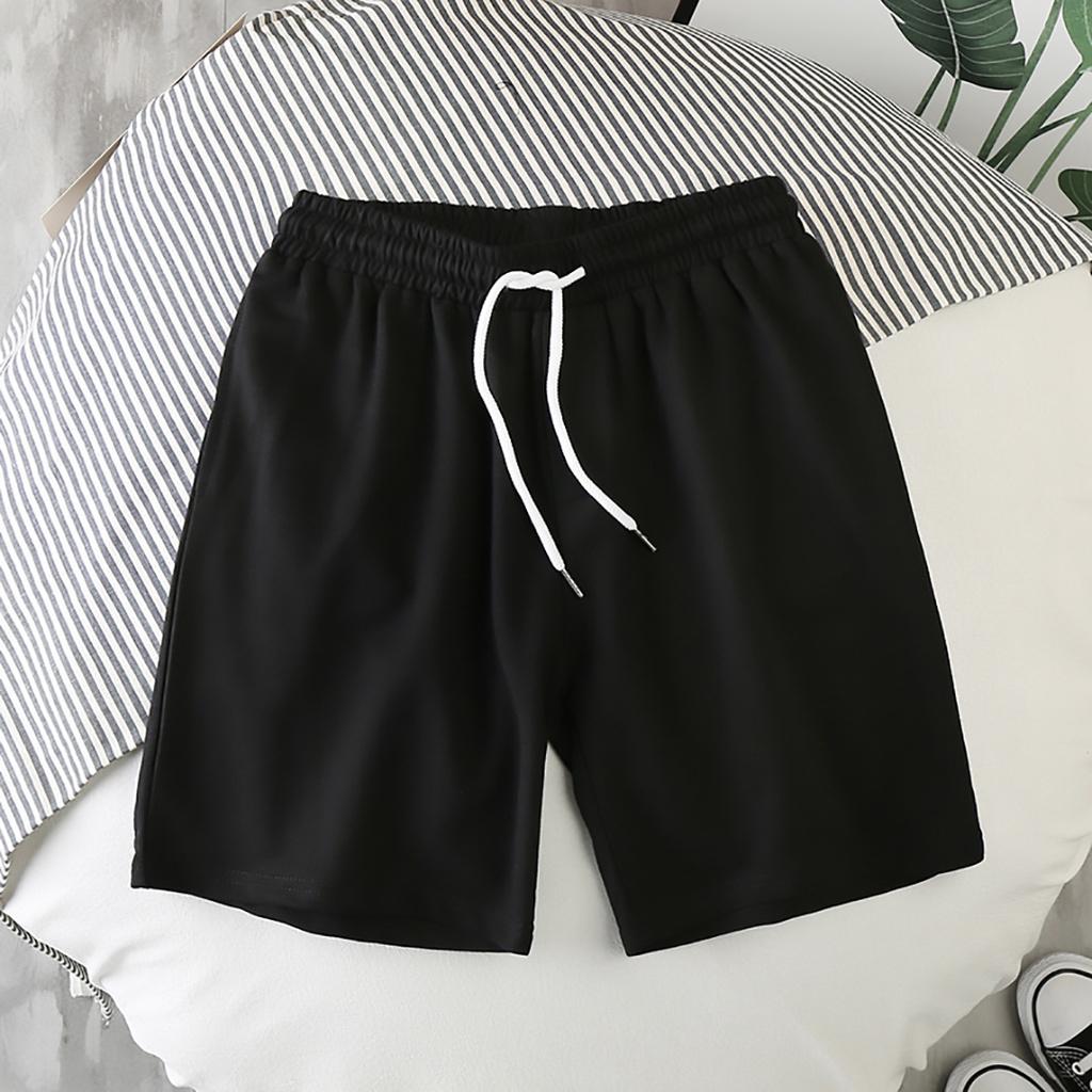Quần short nam ống ngắn, có dây rút thắt lưng, chất vải thun cao cấp, thoáng mát, mềm mịn, chống nhăn - Mottolial