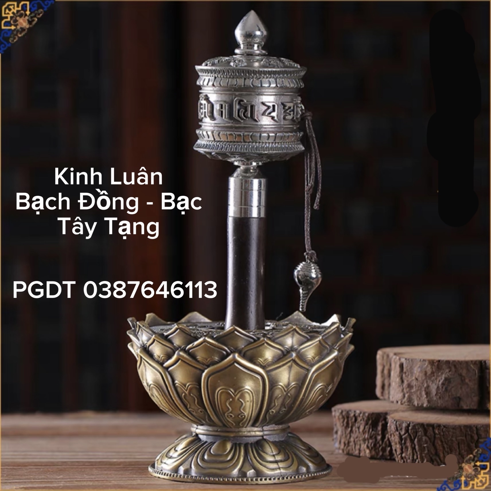 Kinh Luân cầm tay Bạc Tây Tạng