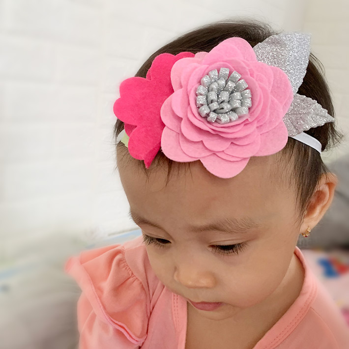 Set 2 băng đô hoa xinh cho bé Z44