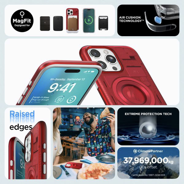 Ốp Lưng Spigen Classic C1 Magfit Dành Cho iPhone 15 Pro Max Mang Phong Cách iMac G3 Hàng Chính Hãng
