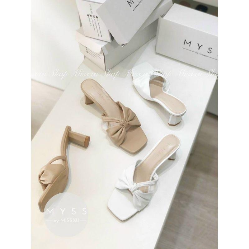 GUỐC DA MỊN THẮT NƠ DÂY NHỎ GÓT TRỤ MỚI HÀNG ĐẸP - 7P