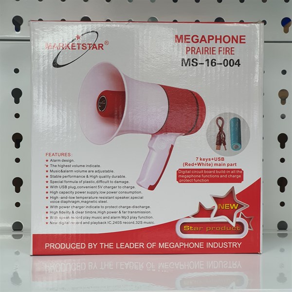 Loa bán hàng, loa phóng thanh, loa cầm tay ghi âm phát lại MegaPhone MS-16-004