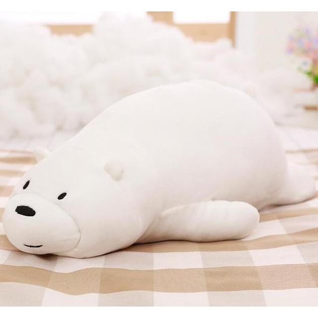 GẤU BÔNG WE BARE BEARS NẰM (70 CM) GB274