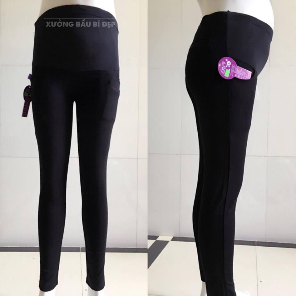 QUẦN BẦU CÓ ĐÁP BỤNG - QUẦN LEGGING BẦU CÓ ĐÁP BỤNG