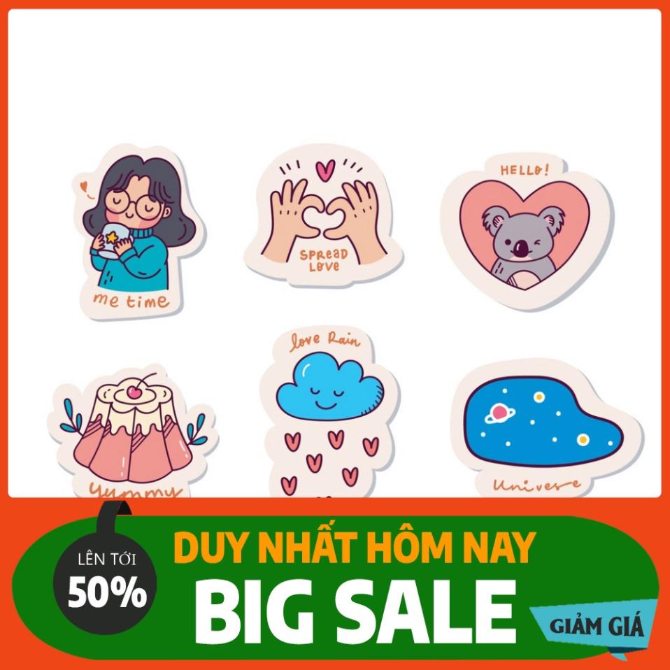 Combo 10 sheet sticker dán đồ chơi cực xinh xắn, phù hợp cho sổ tay, laptop, mũ bảo hiểm và vali.