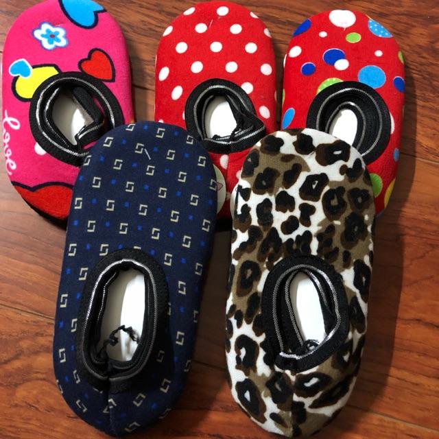 Combo 5 đôi Hài Nhung lót Nỉ size 6-8