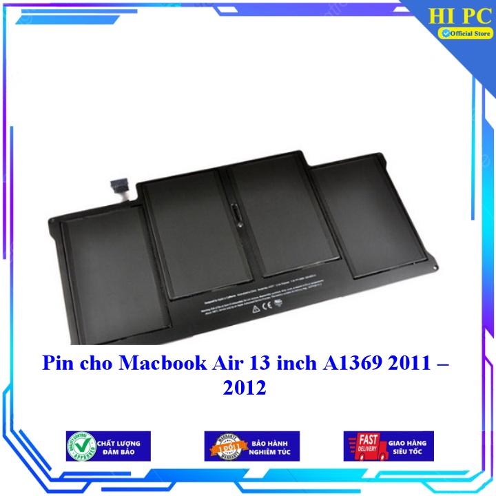 Pin cho Macbook Air 13 inch A1369 2011 – 2012 - Hàng Nhập Khẩu