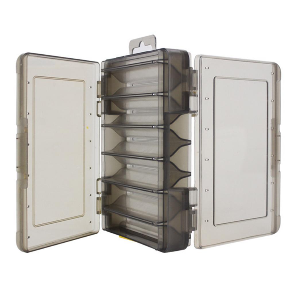 2Pcs 2 Sided Fishing Squid Jig Lure Storage Case Squid Jigs Hook Holder