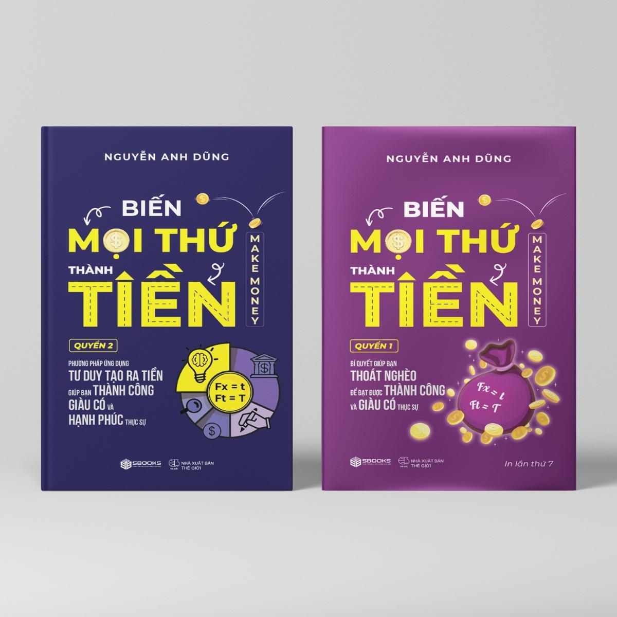 Hình ảnh Sách Combo 2 Cuốn Biến Mọi Thứ Thành Tiền - Quyển 1+2 (Nguyễn Anh Dũng) - Sbooks