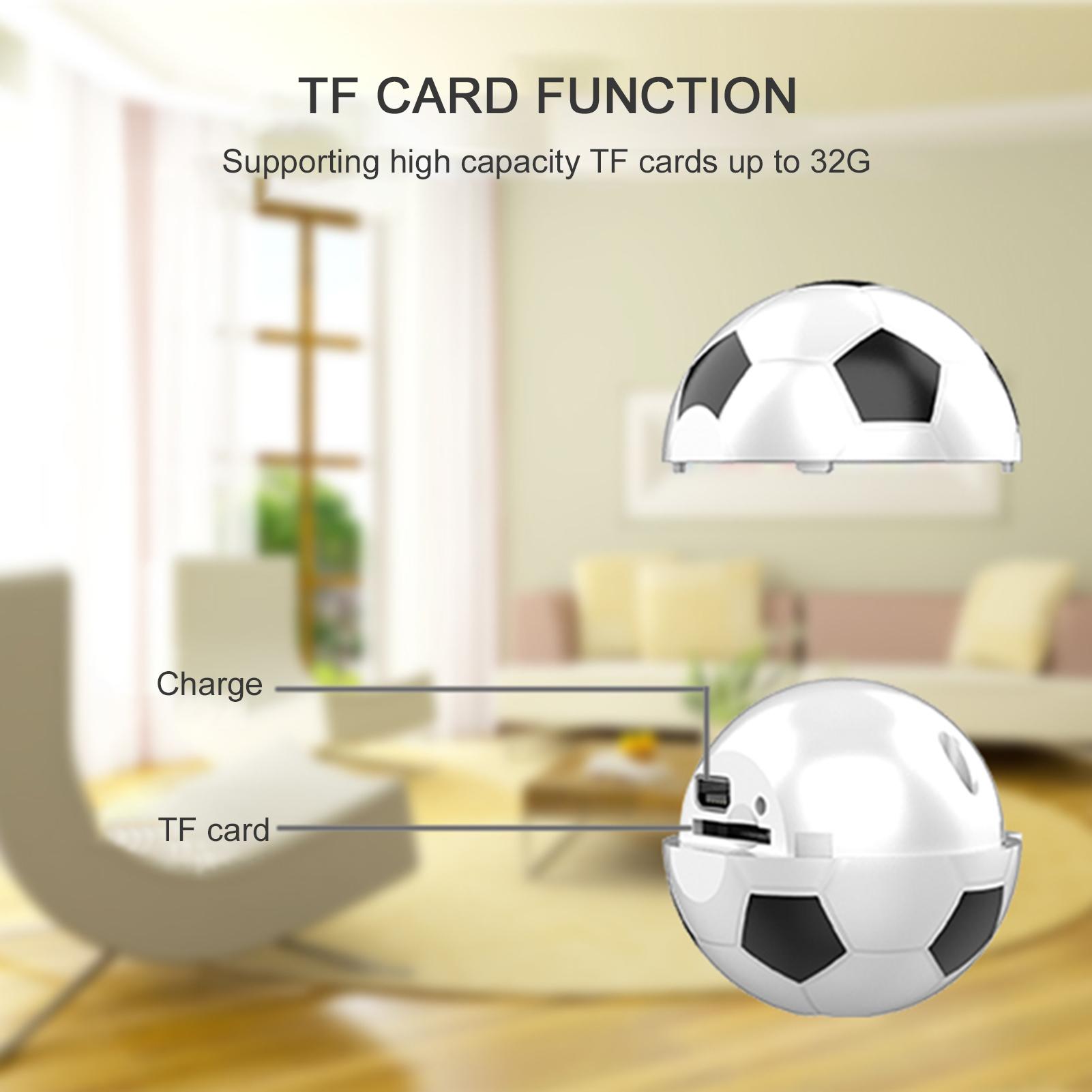 Football Style Mini Camera 1920*1080P HD Camera Portable USB Chargeable for Home Office Indoor Outdoor Security