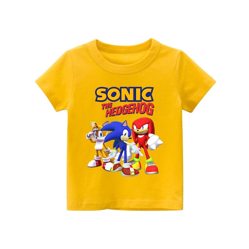 Áo thun trẻ em SONIC 5 , 8 màu áo, đầy đủ size có big size, MÀU KHÁC NHẮN TIN SHOP