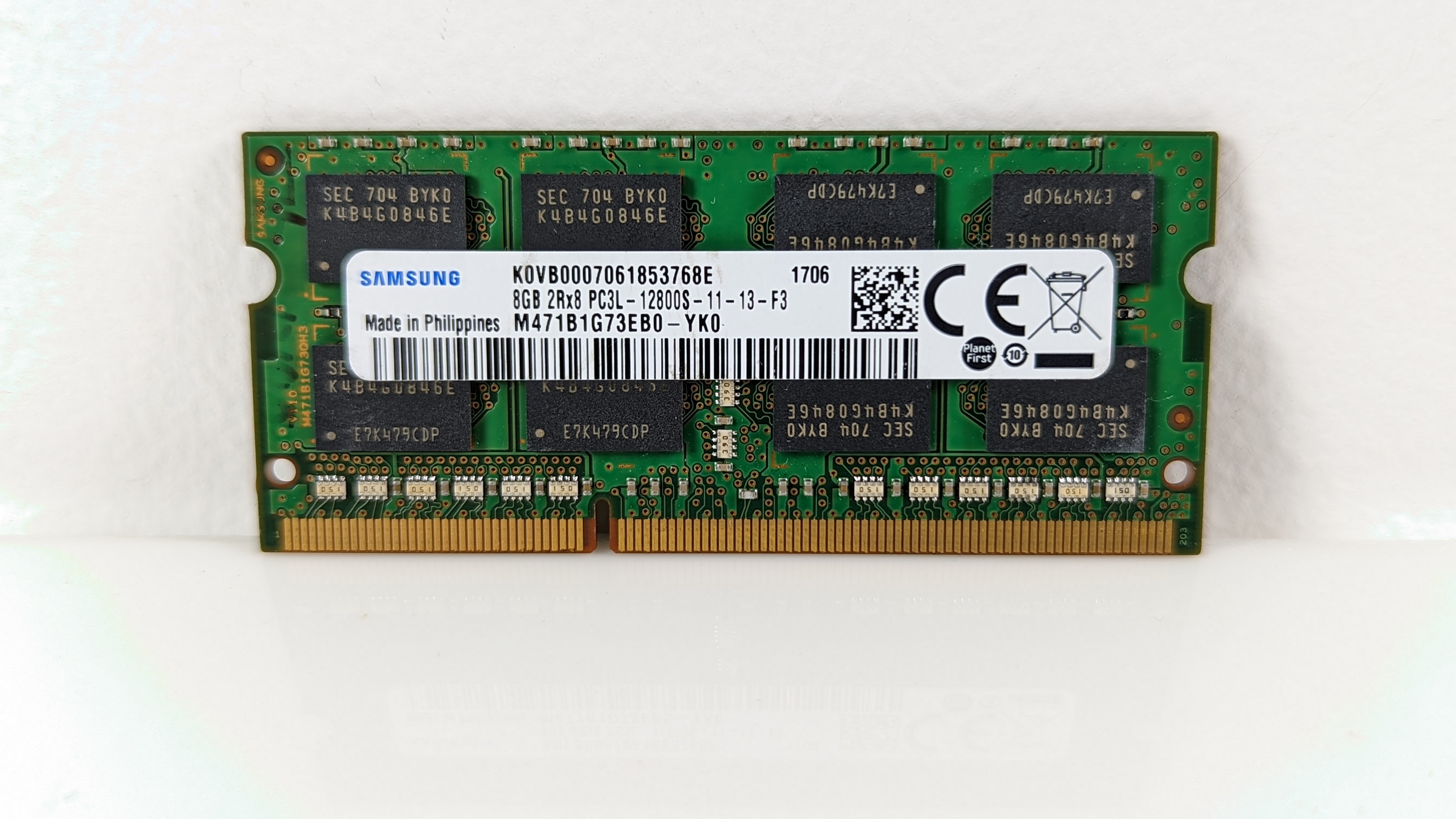 Ram Laptop Samsung 8GB Bus 1600 DDR3L - Hàng Nhập Khẩu