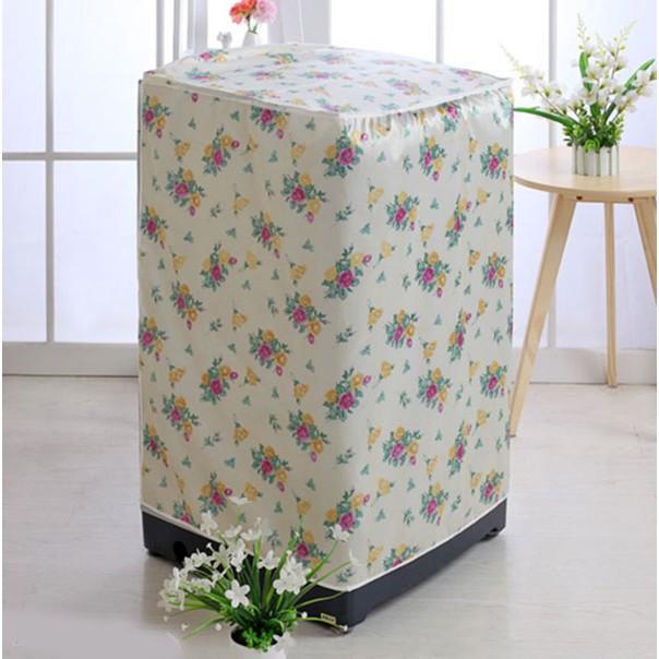 Áo Trùm Máy Giặt Cửa Trước 7-8kg Vải Satin Chống Nước ,Bụi , Nắng, Rách Bền Đẹp