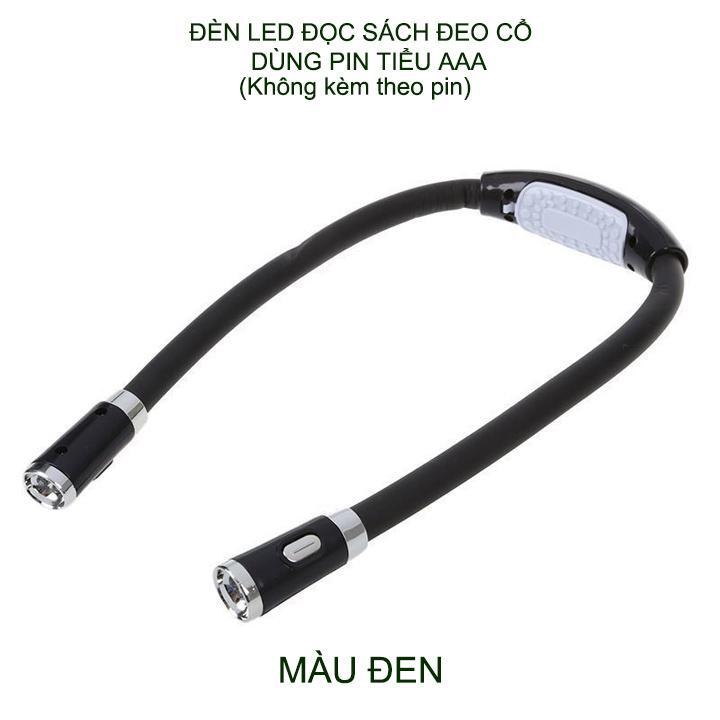 Đèn led đọc sạch dùng pin tiểu nhỏ AAA, loại đeo cổ, 3 chế độ sáng