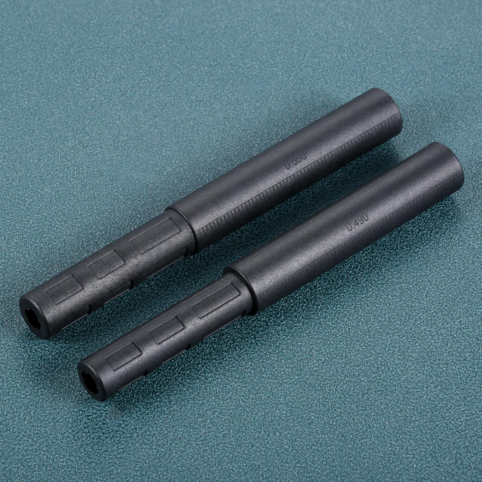 5PCS Black Golf Club Cacbon Fiber Extension Rods Kim extender Stick cho phụ kiện golf Putter trục sắt /Graphit Color: 0.58 -