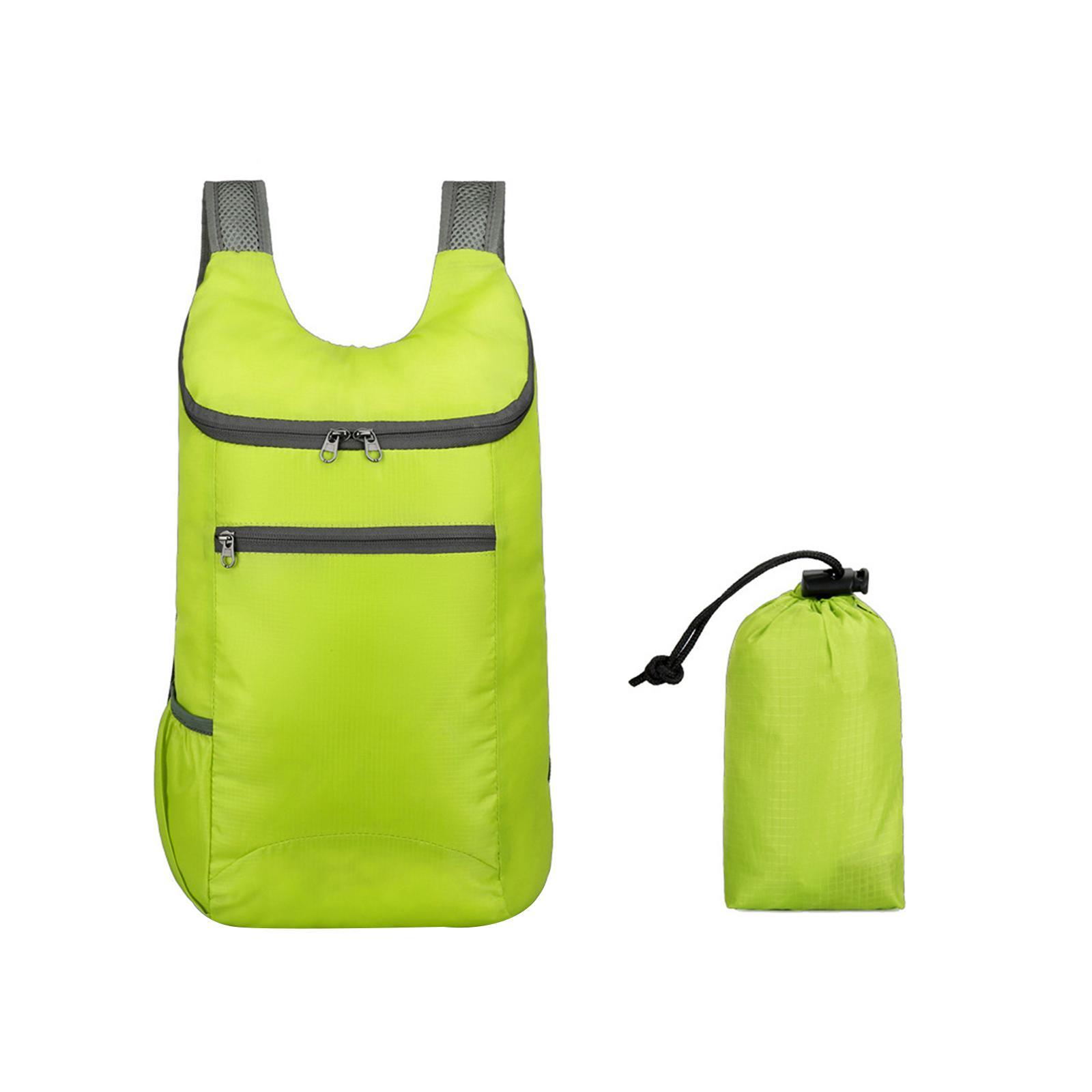 Outdoor Daypack Folding Shoulder Bag Rucksack for Walking Camping Trekking