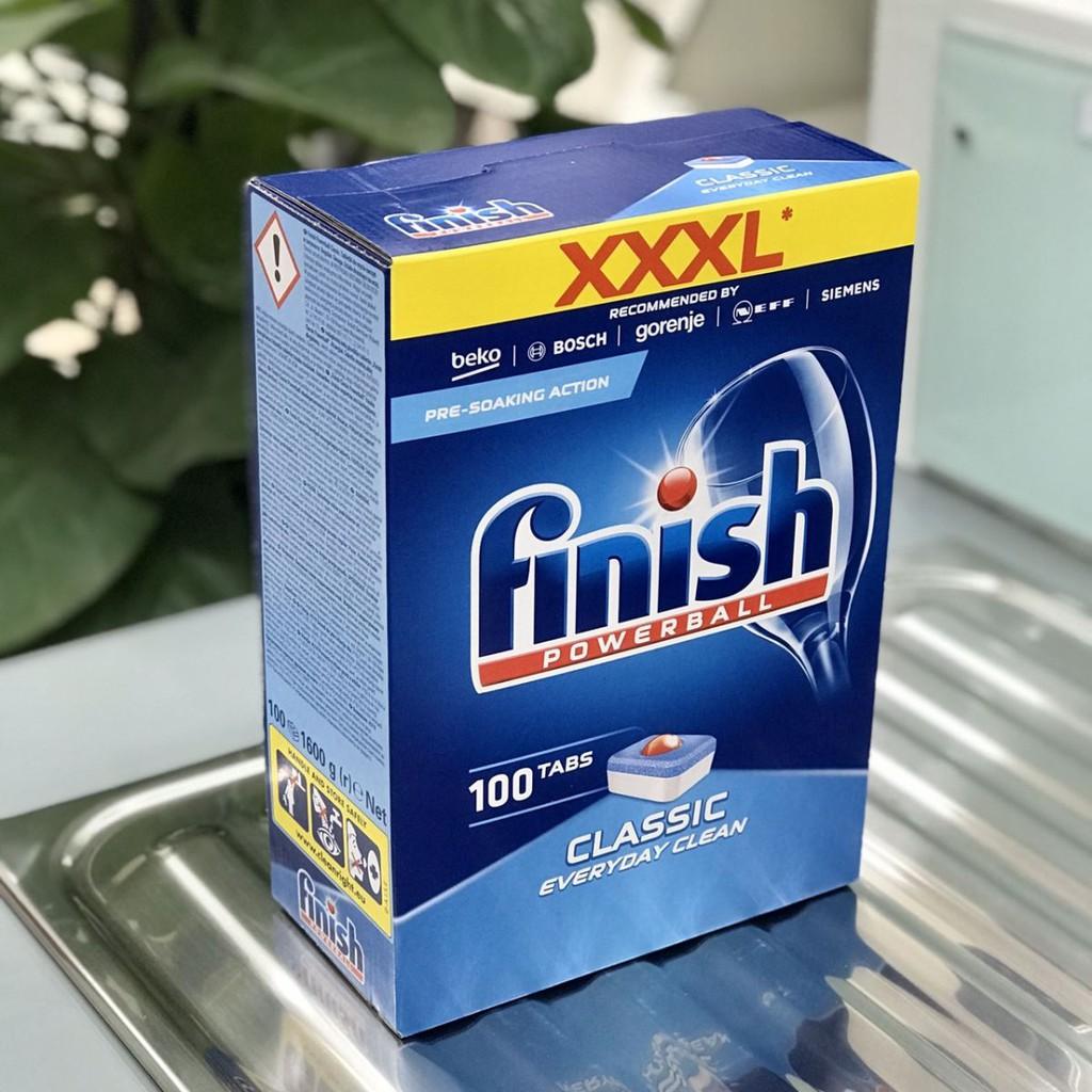 Viên rửa bát Finish Classic 100 viên/ hộp